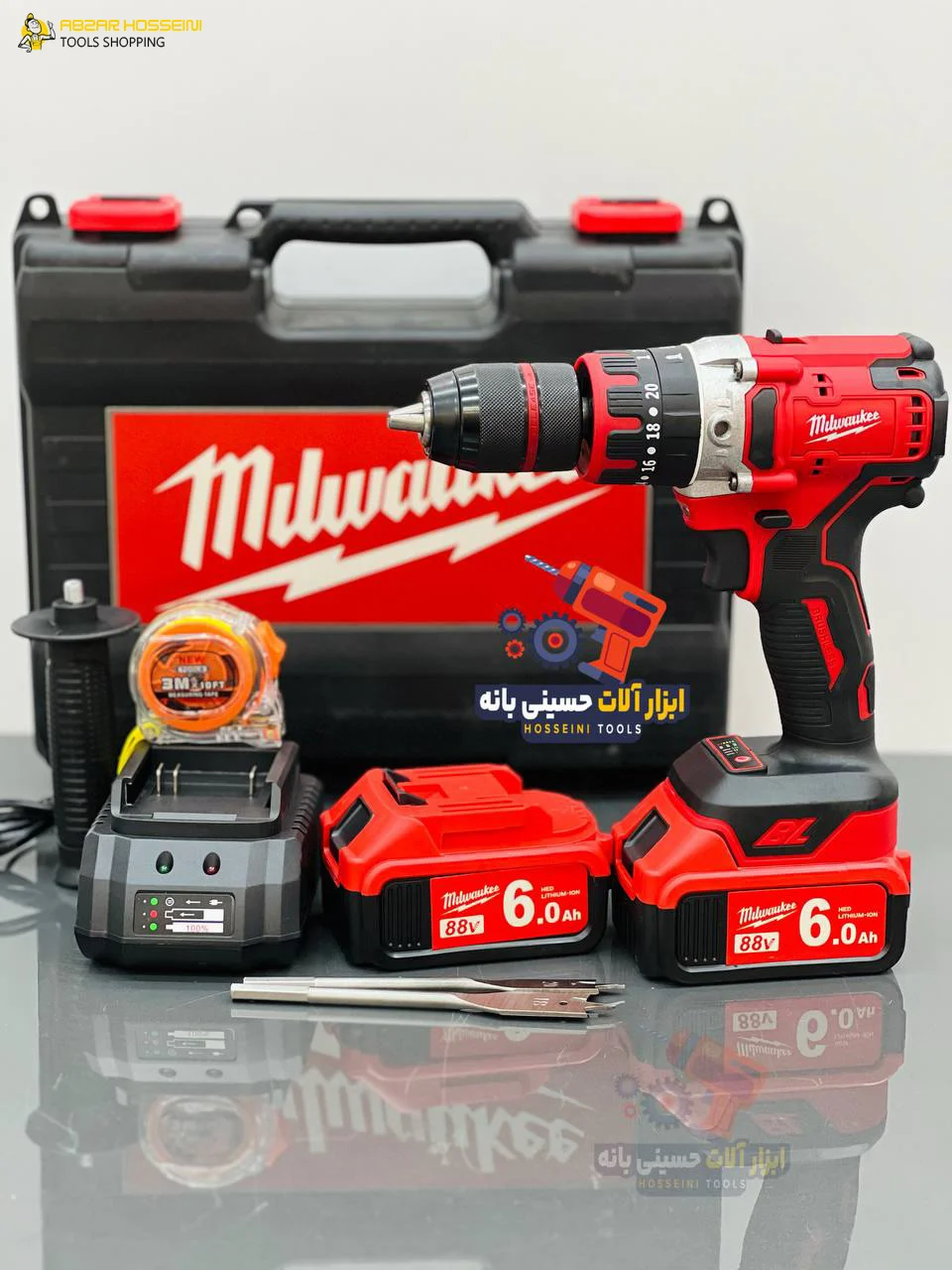 دریل شارژی صنعتی میلواکی مدل 88V