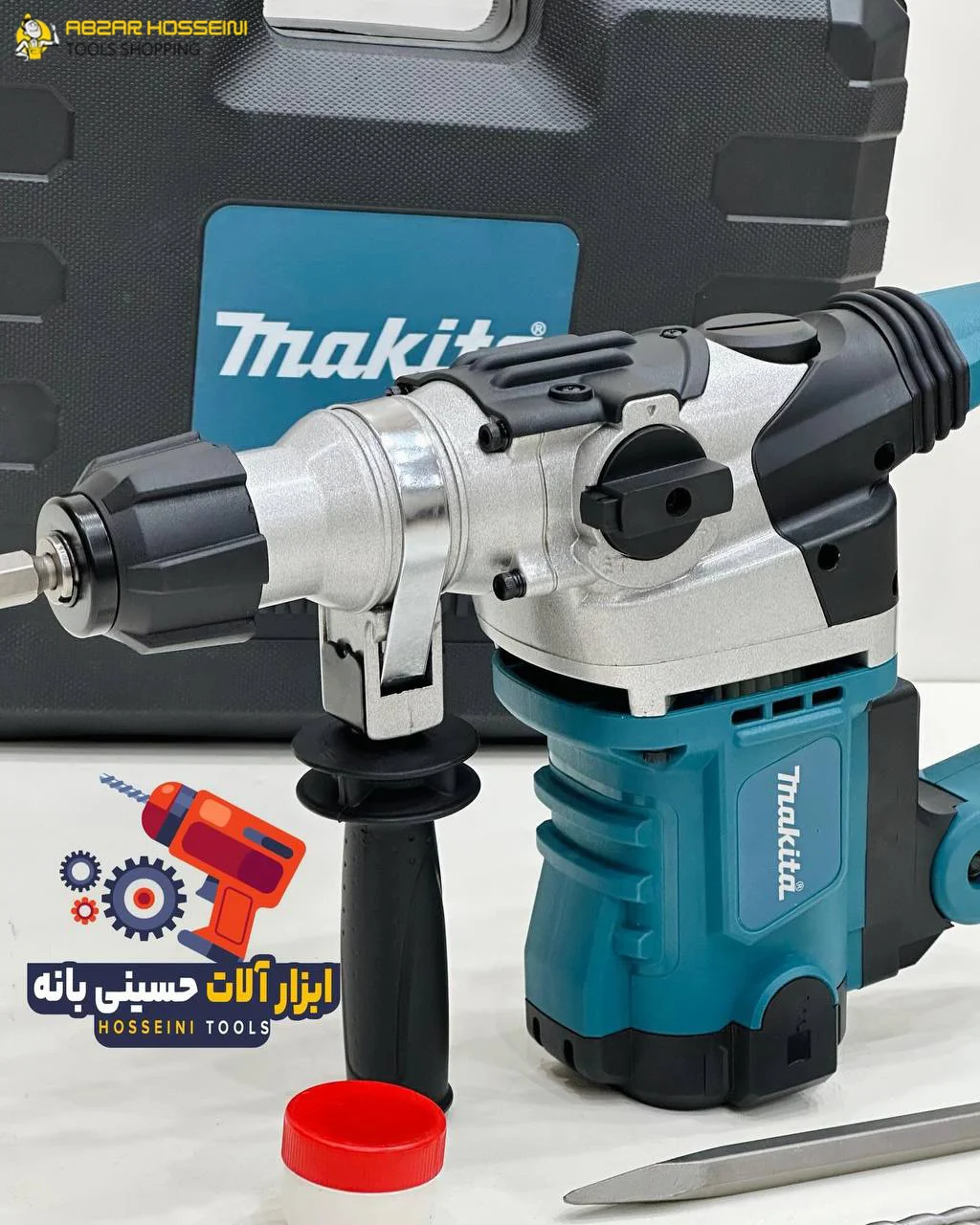 توان مصرفی دریل بتن کن 7 کیلو چهار شیار ماکیتا مدل 3016