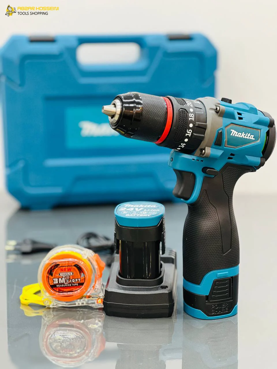 قدرت دریل شارژی 24 ولت MAKITA