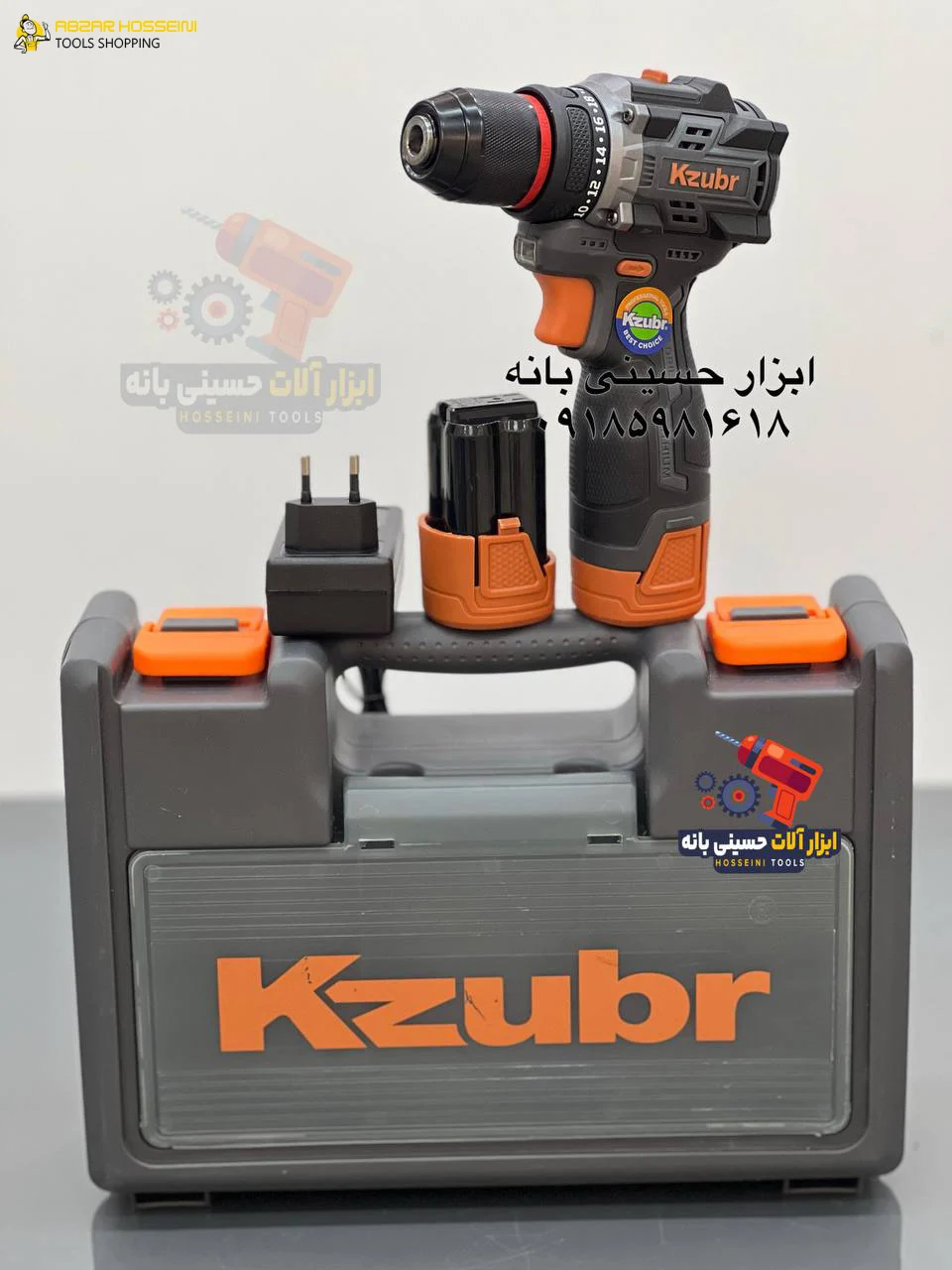 قدرت دریل و پیچ گوشتی شارژی زوبر مدل K10002