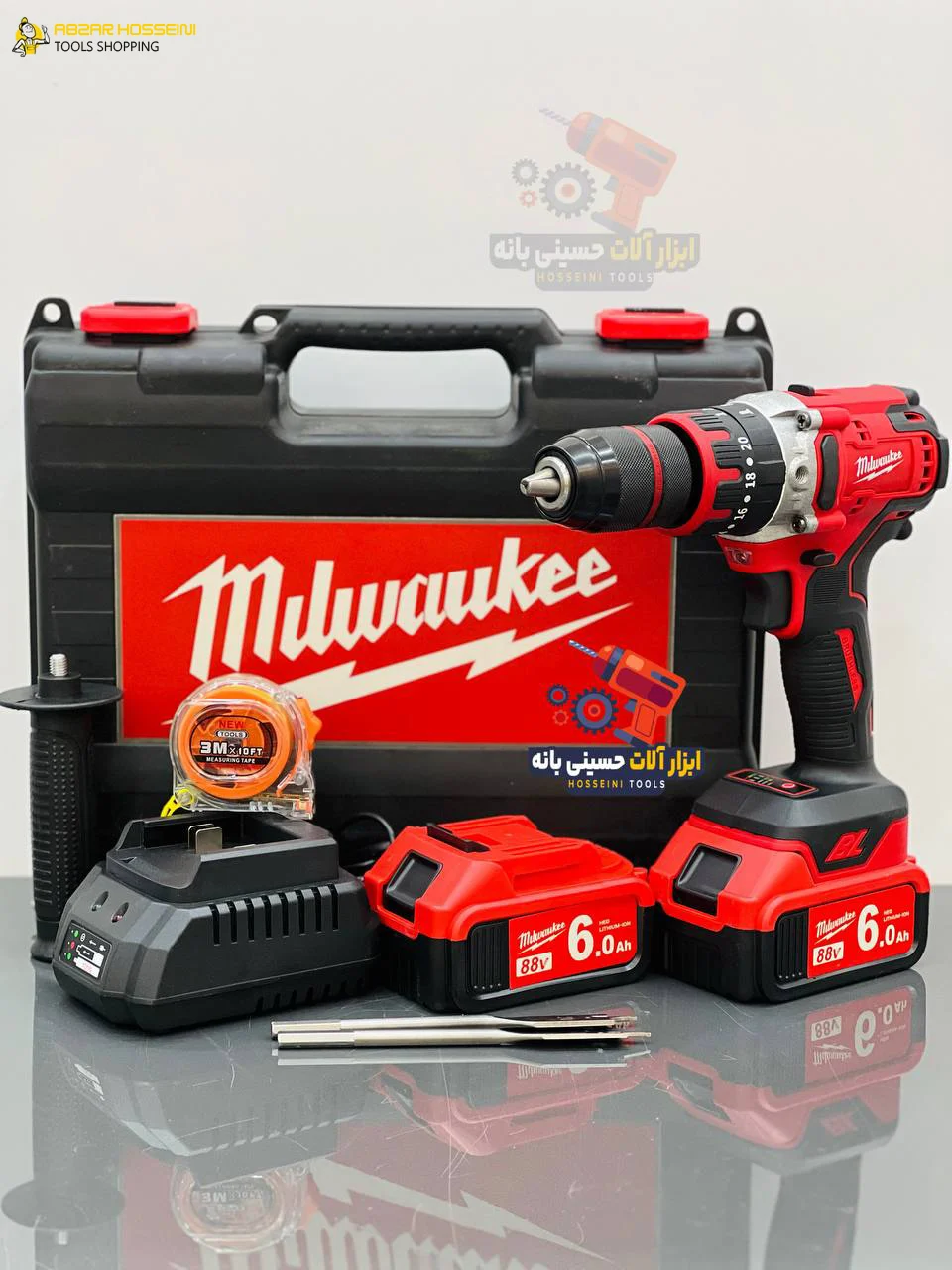 ویژگی های برجسته دریل شارژی صنعتی میلواکی مدل 88V