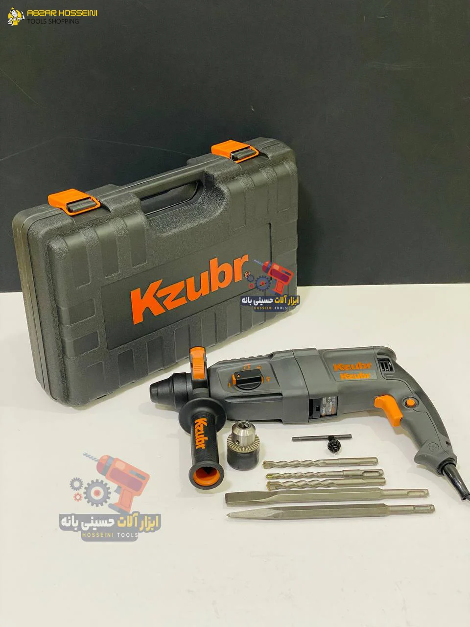 طراحی دریل تخریب و بتن کن زوبر مدل KRH26-800