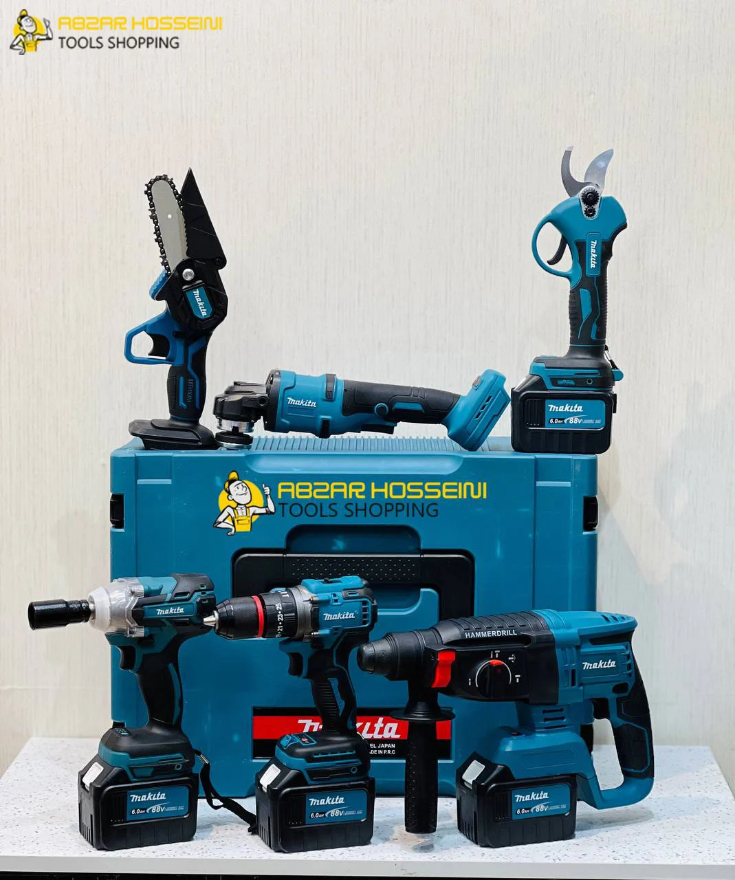 پک شش قلو ماکیتا مدل 88V